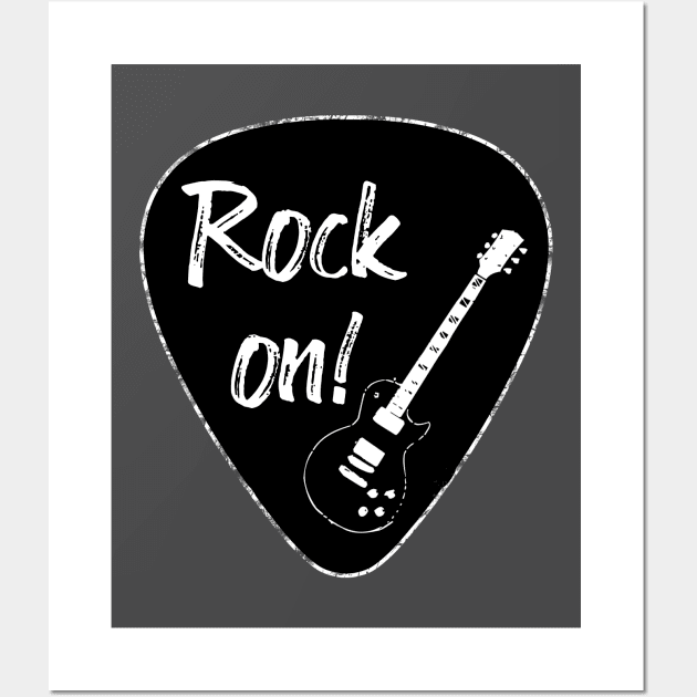 Rocker Guitarist Wall Art by Scar